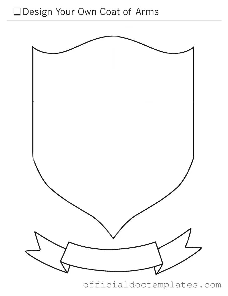 Fill Your Coat Of Arms Template