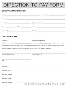 Fill Your Authorization And Direction Pay Template