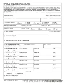 Fill Your Navpers 1336 3 Template