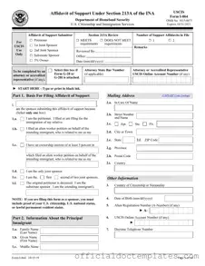 Fill Your USCIS I-864 Template